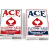 Ace Standard Size Playing Cards with Standard Faces - 1 Red Deck and 1 Blue Deck - Your Source for Gaming Essentials
