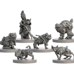 Animal Adventures: Cats & Catacombs Questing Tooth & Claw Volume 1 (6 Figures) - Your Source for Gaming Essentials