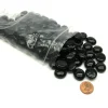 Bag of 100 Glass Stones Game Markers - Black - Your Source for Gaming Essentials