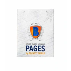 Beckett Shield Clear 9-Pocket Binder Pages (100) - Your Source for Gaming Essentials