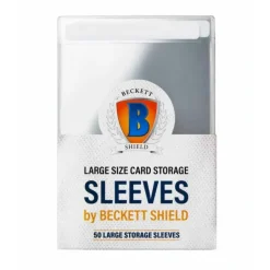 Beckett Shield Storage Sleeves - Thick Card Sleeves (50) - Your Source for Gaming Essentials