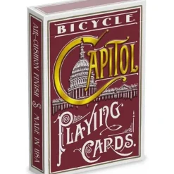 Bicycle Capitol Playing Cards - 1 Sealed Red Deck - Your Source for Gaming Essentials