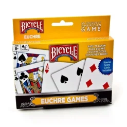 Bicycle Euchre Playing Cards - 1 Set of 2 Euchre Decks - Your Source for Gaming Essentials