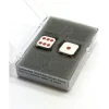 Box of 2 Zinc Metal Alloy D6 15mm Heavy Dice - Red Pips - Your Source for Gaming Essentials