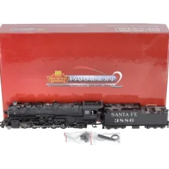 Broadway Limited 2194 HO Scale ATSF 2-10-2 Steam Locomotive #3886 w/DCC, Sound - Your Source for Gaming Essentials