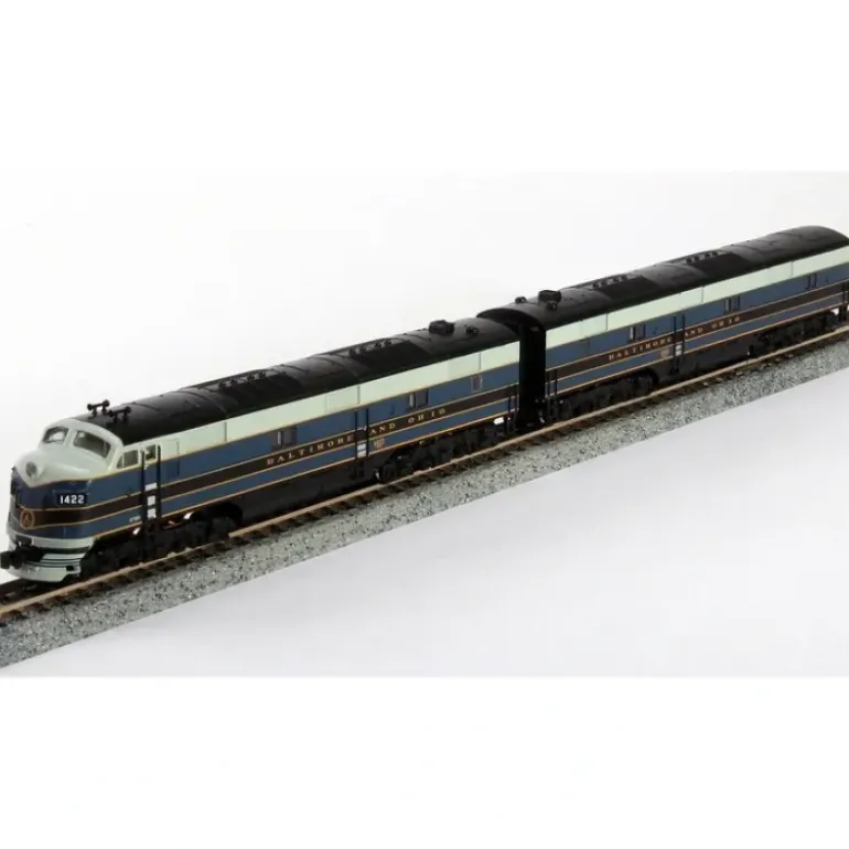 Broadway Limited 1672 N Baltimore and Ohio EMD E7A/E6B Set w/DCC #1422/2412 - Your Source for Gaming Essentials