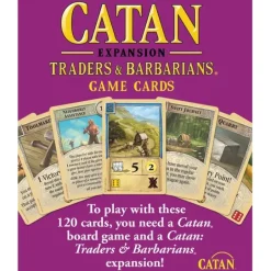Catan: Traders and Barbarians Expansion Replacement Game Cards - Your Source for Gaming Essentials