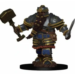 D&D Icons of the Realms Premium Figure, Painted Miniature: (W2) Dwarf Male Fighter - Your Source for Gaming Essentials