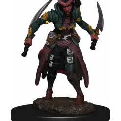 D&D Icons of the Realms Premium Figure, Painted Miniature: (W6) Tiefling Rogue Female - Your Source for Gaming Essentials
