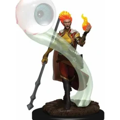 D&D Icons of the Realms Premium Figure, Painted Miniature: (W6) Fire Genasi Wizard Female - Your Source for Gaming Essentials