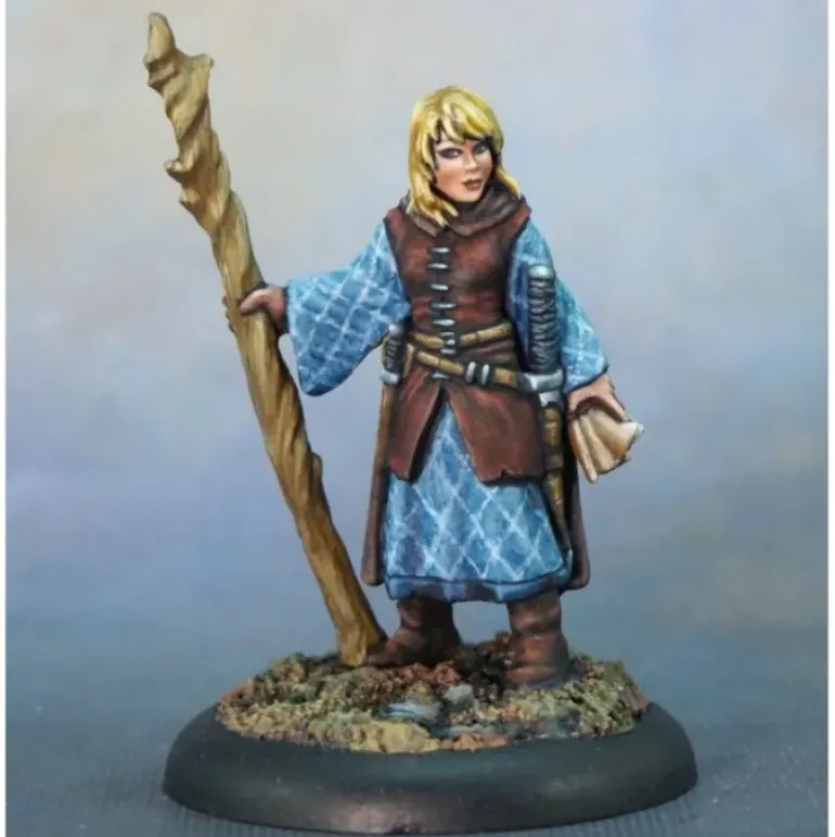 Dark Heaven Legends Asandris Nightbloom, Female Druid #04012 Metal RPG Miniature Figure - Your Source for Gaming Essentials