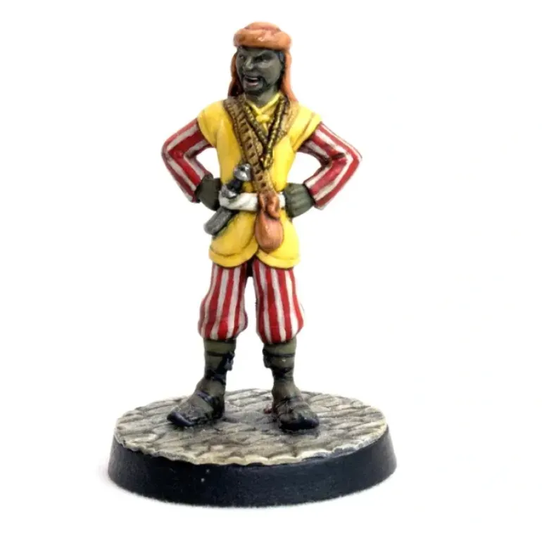 DGS Games Merchant #109001 Unpainted 32mm Scale Freeblades Metal Figure - Your Source for Gaming Essentials
