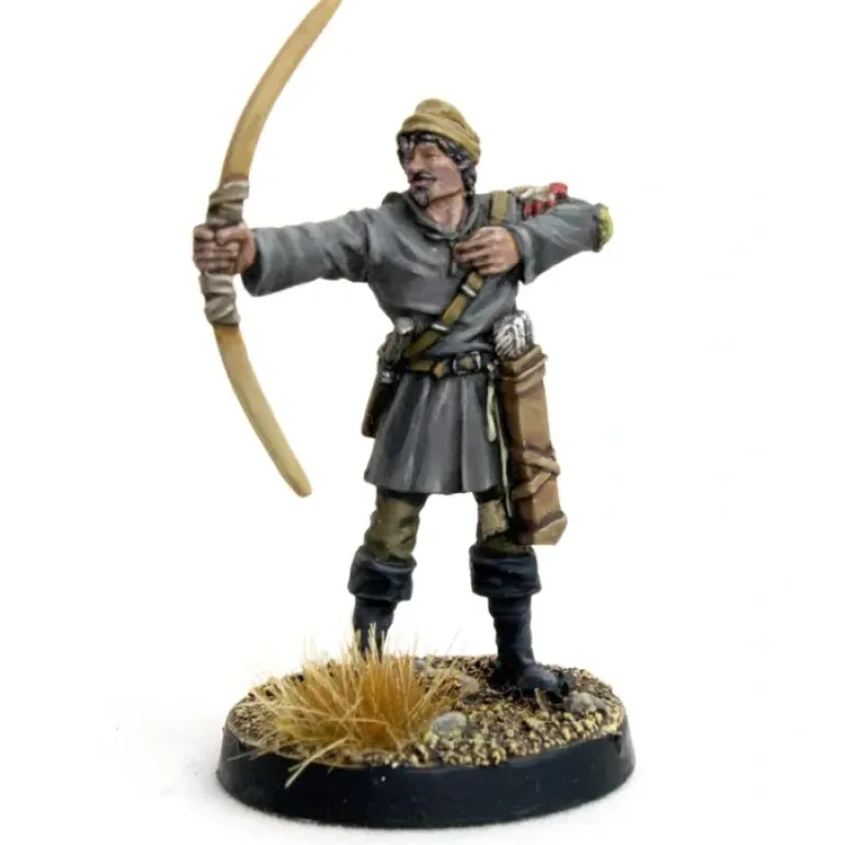 DGS Games Muster Archer Pose 1 #103012 Unpainted 32mm Scale Metal Figure - Your Source for Gaming Essentials