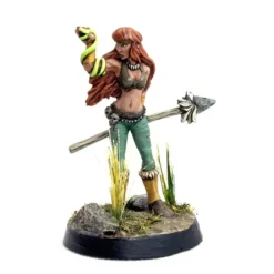 DGS Games Snake Mystic #115001 Unpainted 32mm Scale Freeblades Metal Figure - Your Source for Gaming Essentials