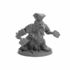 Dorn Ironspike, Dwarf Warrior #30089 Reaper Legends: Bones USA Unpainted Plastic - Your Source for Gaming Essentials