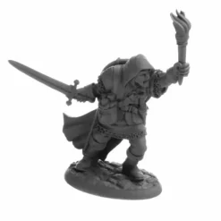 Dungeon Dwellers Derrell Brumby, Human Fighter #07067 Bones USA Unpainted Plastic Figure - Your Source for Gaming Essentials
