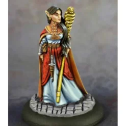 Dungeon Dwellers Elf Wizard, Anthanell #07028 Bones USA Unpainted Plastic Figure - Your Source for Gaming Essentials