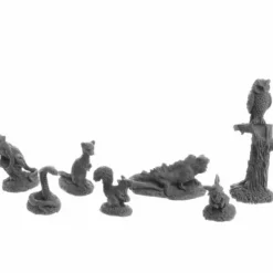 Dungeon Dwellers Familars 2 #07049 Bones USA Unpainted Plastic Figures - Your Source for Gaming Essentials
