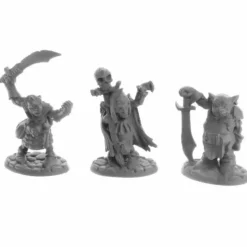Dungeon Dwellers Goblin Elites (3) #07046 Bones USA Unpainted Plastic Figures - Your Source for Gaming Essentials