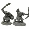Dungeon Dwellers Orc Raiders (2) #07013 Bones USA Unpainted Plastic Figures - Your Source for Gaming Essentials