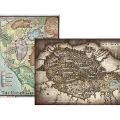 Dungeons and Dragons Out of the Abyss DnD Map Set (2) - Your Source for Gaming Essentials