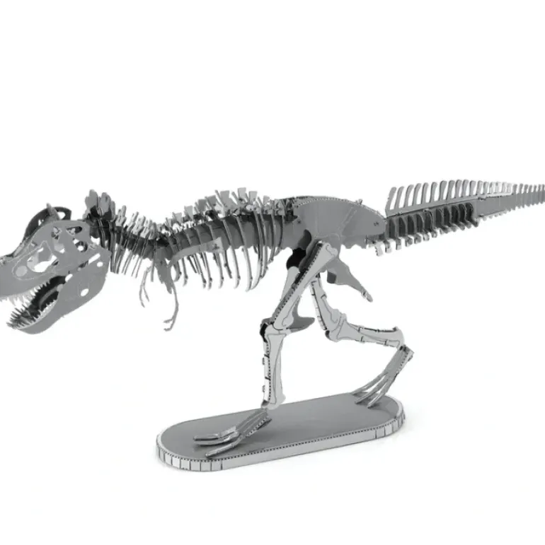 Fascinations Metal Earth Tyrannosaurus Rex Skeleton Laser Cut 3D Metal Model Kit - Your Source for Gaming Essentials
