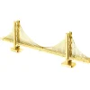 Fascinations Metal Earth Golden Gate Bridge Gold Laser Cut 3D Metal Model Kit - Your Source for Gaming Essentials