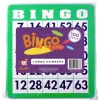 Pack of 100 Bingo Cards with Jumbo Numbers - Green - Your Source for Gaming Essentials