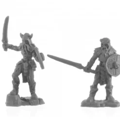 Rune Wight Warriors #44141 Bones Black Unpainted Plastic Figures - Your Source for Gaming Essentials