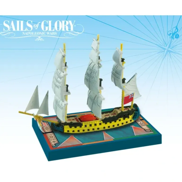 Sails of Glory: HMS Bellona 1760 British S.O.L Ship Pack - Your Source for Gaming Essentials