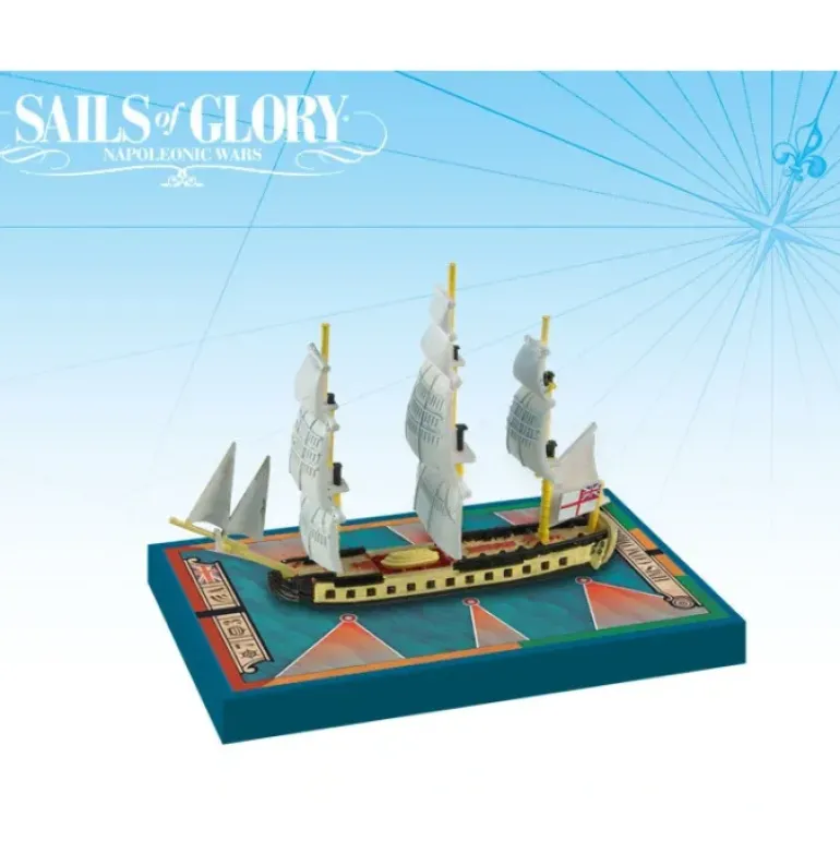 Sails of Glory: HMS Concorde 1783 British Frigate Ship Pack - Your Source for Gaming Essentials