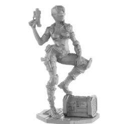 Scarlet, Cyberist Dustrunner #50356 Large Unpainted Metal Figure (75mm Scale) - Your Source for Gaming Essentials