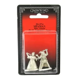 Shaman Male and Female #20-574 Shadowrun RPG Metal Ral Partha Figure - Your Source for Gaming Essentials