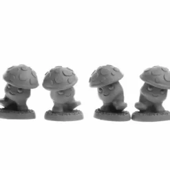 Shroomies (4) #30072 Reaper Legends: Bones USA Unpainted Plastic Figures - Your Source for Gaming Essentials