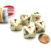 8-Sided Poker Dice Game with 5 Dice Travel Tube and Gaming Instructions - Your Source for Gaming Essentials