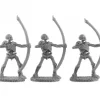 Skeletal Archers (3) #30024 Reaper Legends: Bones USA Unpainted Plastic Figures - Your Source for Gaming Essentials