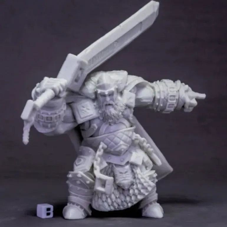 Skorg Ironskull, Fire Giant King (Huge) #77614 Bones Unpainted Plastic - Your Source for Gaming Essentials