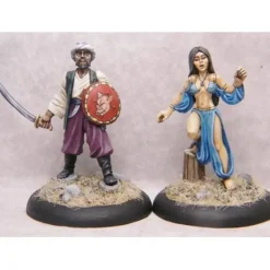 Slaver and Captive Princess #01-253 Classic Ral Partha Fantasy RPG Metal Figure - Your Source for Gaming Essentials