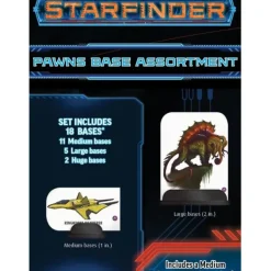 Starfinder RPG Pawns - Base Assortment with 18 Pieces - Your Source for Gaming Essentials