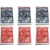 Tally-Ho, Fan Circle Back Style, Playing Cards - 3 Red and 3 Blue Decks - Your Source for Gaming Essentials
