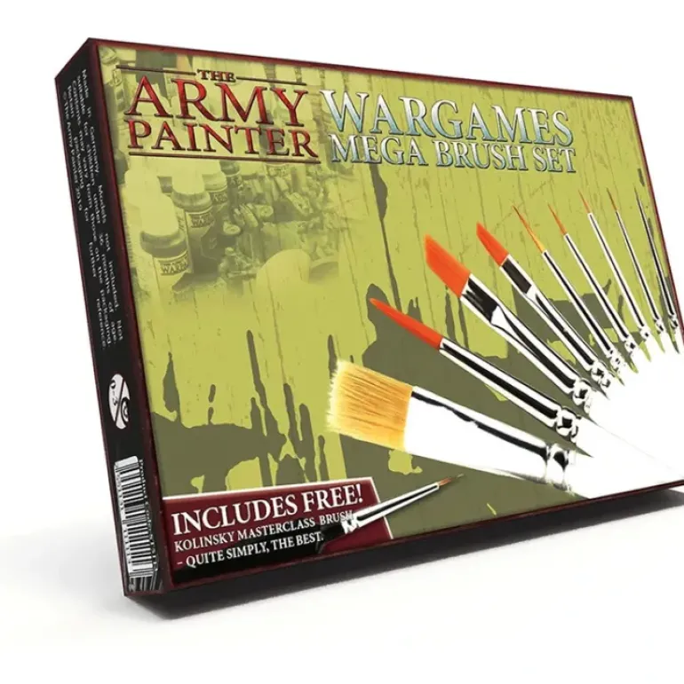 The Army Painter Hobby Starter: Mega Paint Brush Set - Your Source for Gaming Essentials