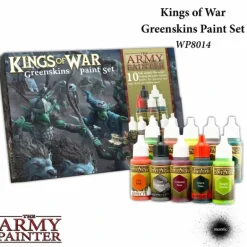 The Army Painter Warpaints: Kings of War Greenskins Paint Set - 10 Warpaints - Your Source for Gaming Essentials