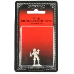 The Red Assassin Ninja #03-115 Classic Ral Partha Fantasy RPG Metal Figure - Your Source for Gaming Essentials