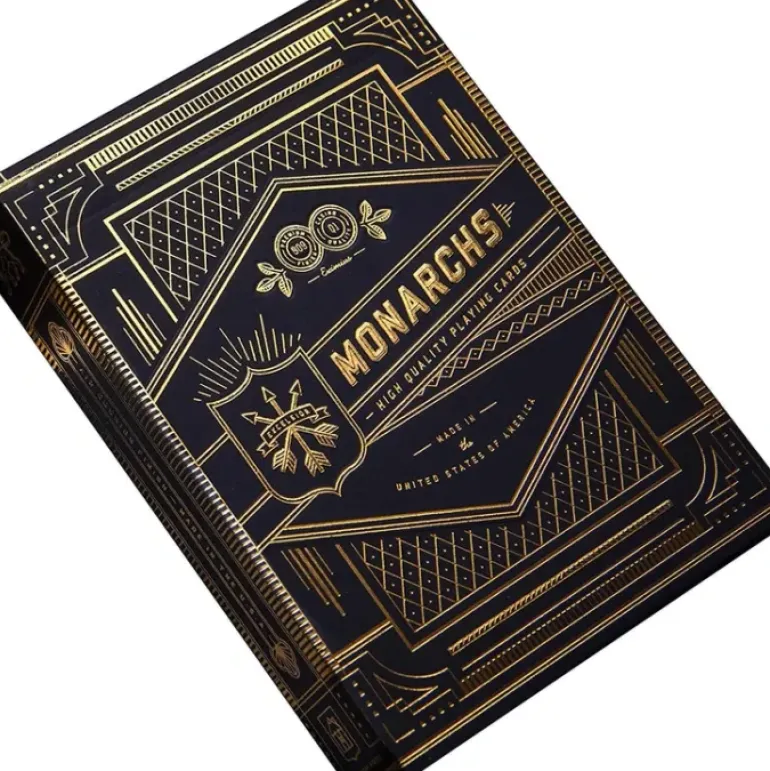 Theory11 Monarchs Playing Cards - 1 Sealed Navy Blue Deck - Your Source for Gaming Essentials