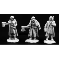 Townsfolk of Dreadmere: Mercenaries (3)03793 Dark Heaven Unpainted Metal - Your Source for Gaming Essentials