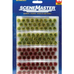 Walthers 949-1105 HO 1/4" 0.6cm Tall Blooming Flowers (Pack of 104) - Your Source for Gaming Essentials