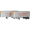 Walthers 949-2353 HO Assembled J.A. Garvey 32' Trailer (Pack of 2) - Your Source for Gaming Essentials