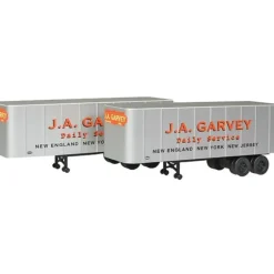 Walthers 949-2353 HO Assembled J.A. Garvey 32' Trailer (Pack of 2) - Your Source for Gaming Essentials