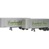 Walthers 949-2352 HO Assembled Lombard Bros. 32' Trailer (Pack of 2) - Your Source for Gaming Essentials