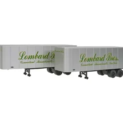 Walthers 949-2352 HO Assembled Lombard Bros. 32' Trailer (Pack of 2) - Your Source for Gaming Essentials